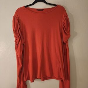 SHEIN Coral Long Sleeve Top